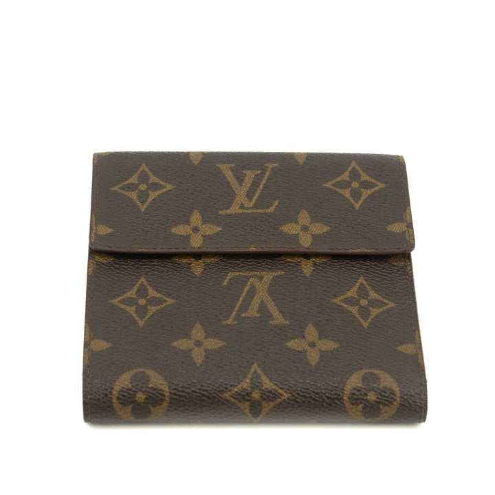 Louis Vuitton Monogram Canvas Brown Trifold Wallet #3709
