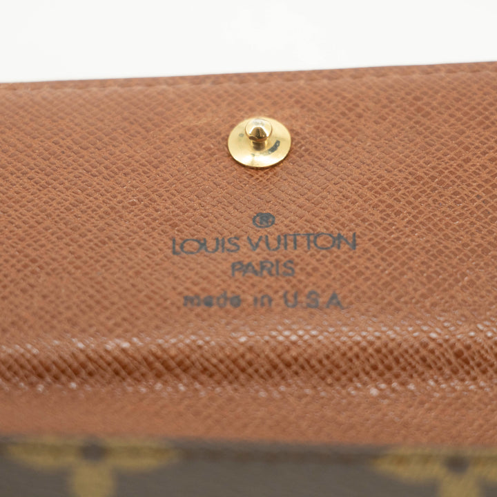 Louis Vuitton Monogram Canvas Brown Trifold Wallet #3709