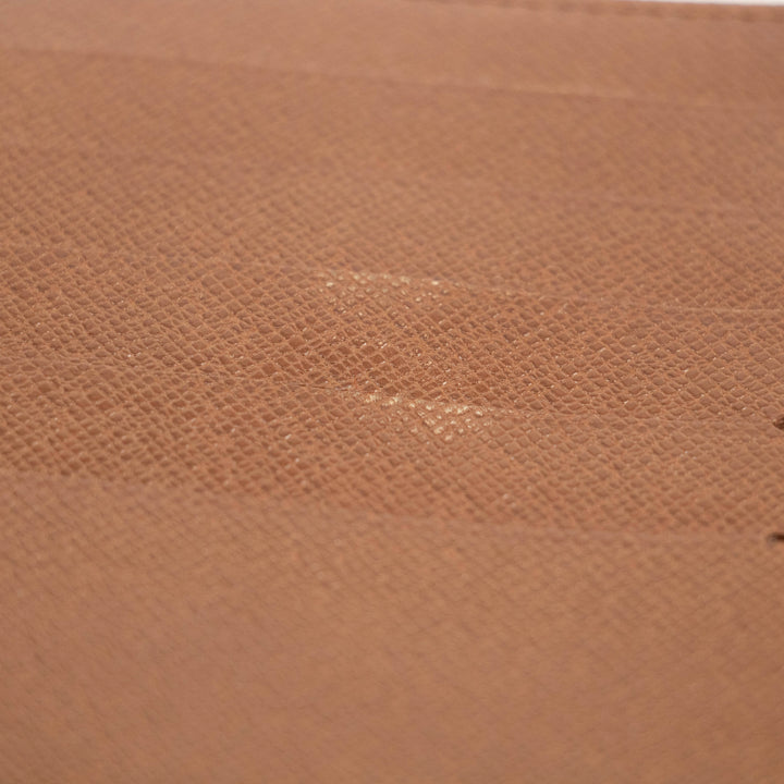 Louis Vuitton Monogram Canvas Brown Trifold Wallet #3709