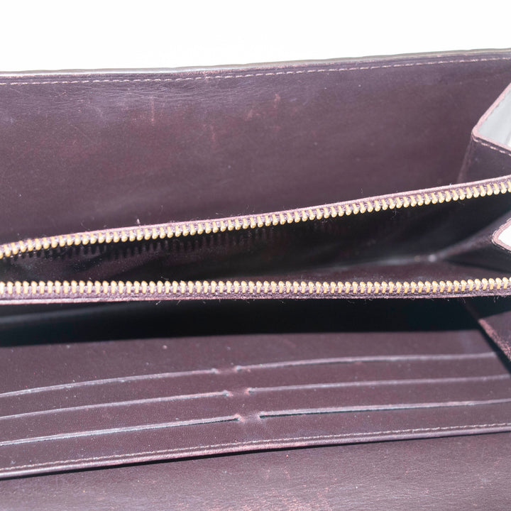 Louis Vuitton Vernis Patent Leather Purple Sarah Wallet #3713