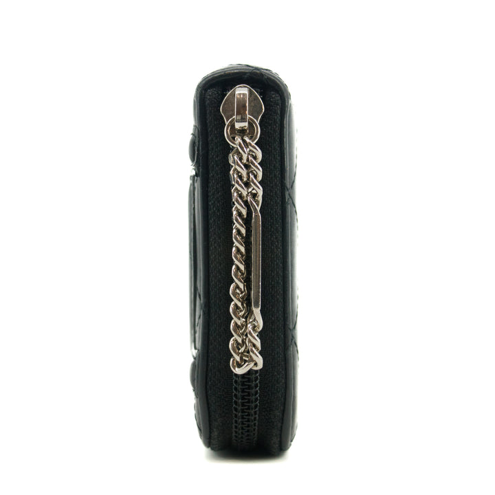 Chanel Cambon CC Black Zip Around Wallet 14 Series #3731
