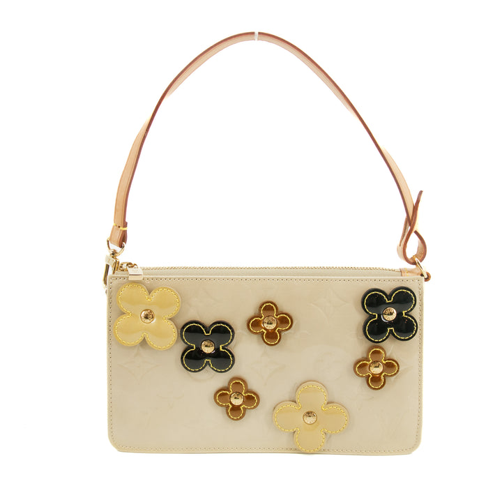 Louis Vuitton Vernis Lexington Flowers Pochette  Shoulder #3775