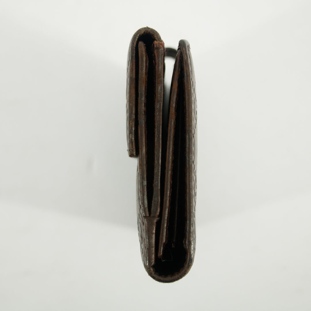 Gucci Guccissima Brown Long Wallet #3812