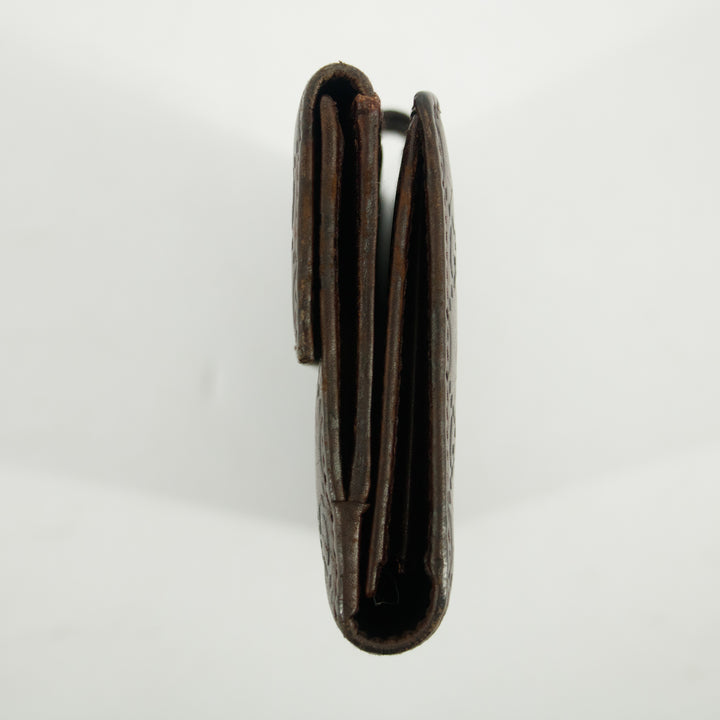 Gucci Guccissima Brown Long Wallet #3812