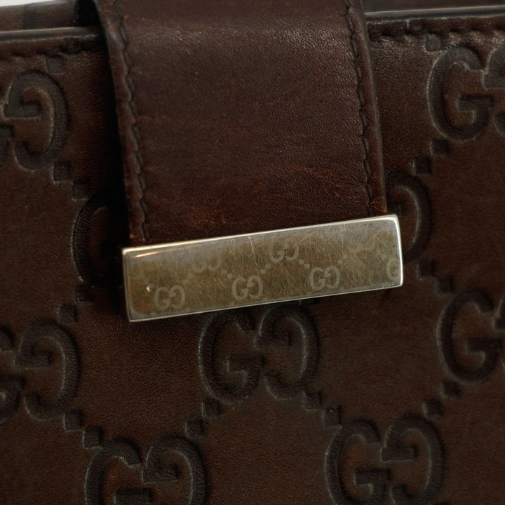 Gucci Guccissima Brown Long Wallet #3812
