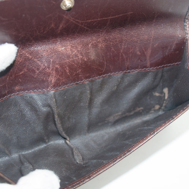 Gucci Guccissima Brown Long Wallet #3812