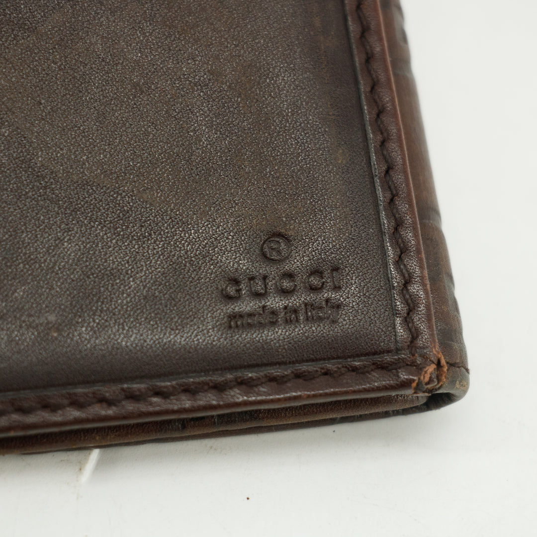Gucci Guccissima Brown Long Wallet #3812
