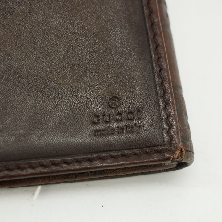 Gucci Guccissima Brown Long Wallet #3812