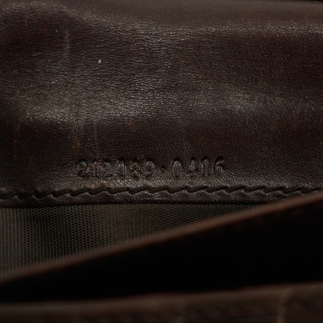Gucci Guccissima Brown Long Wallet #3812