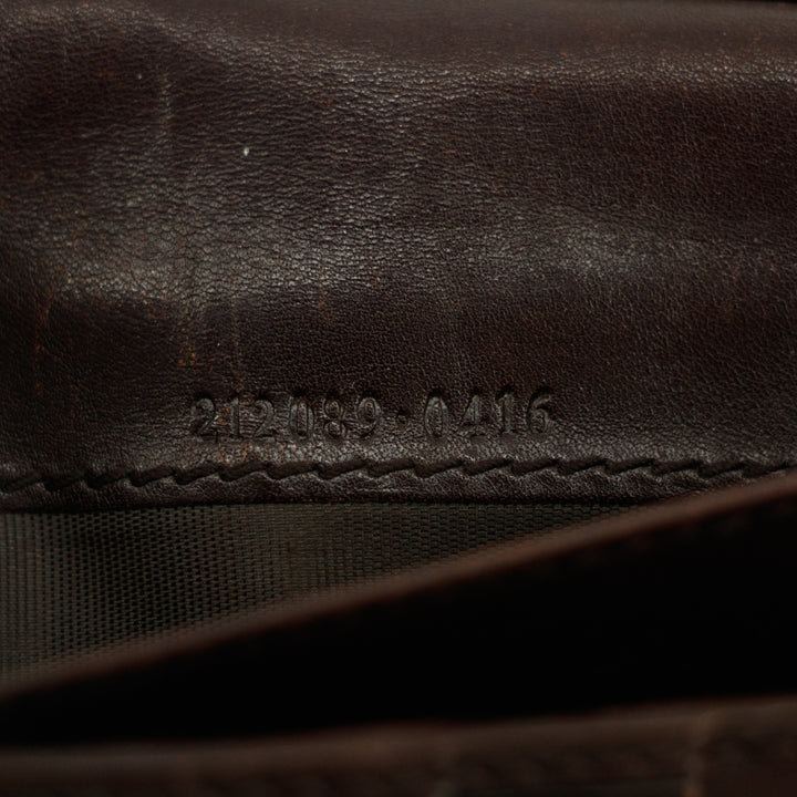 Gucci Guccissima Brown Long Wallet #3812