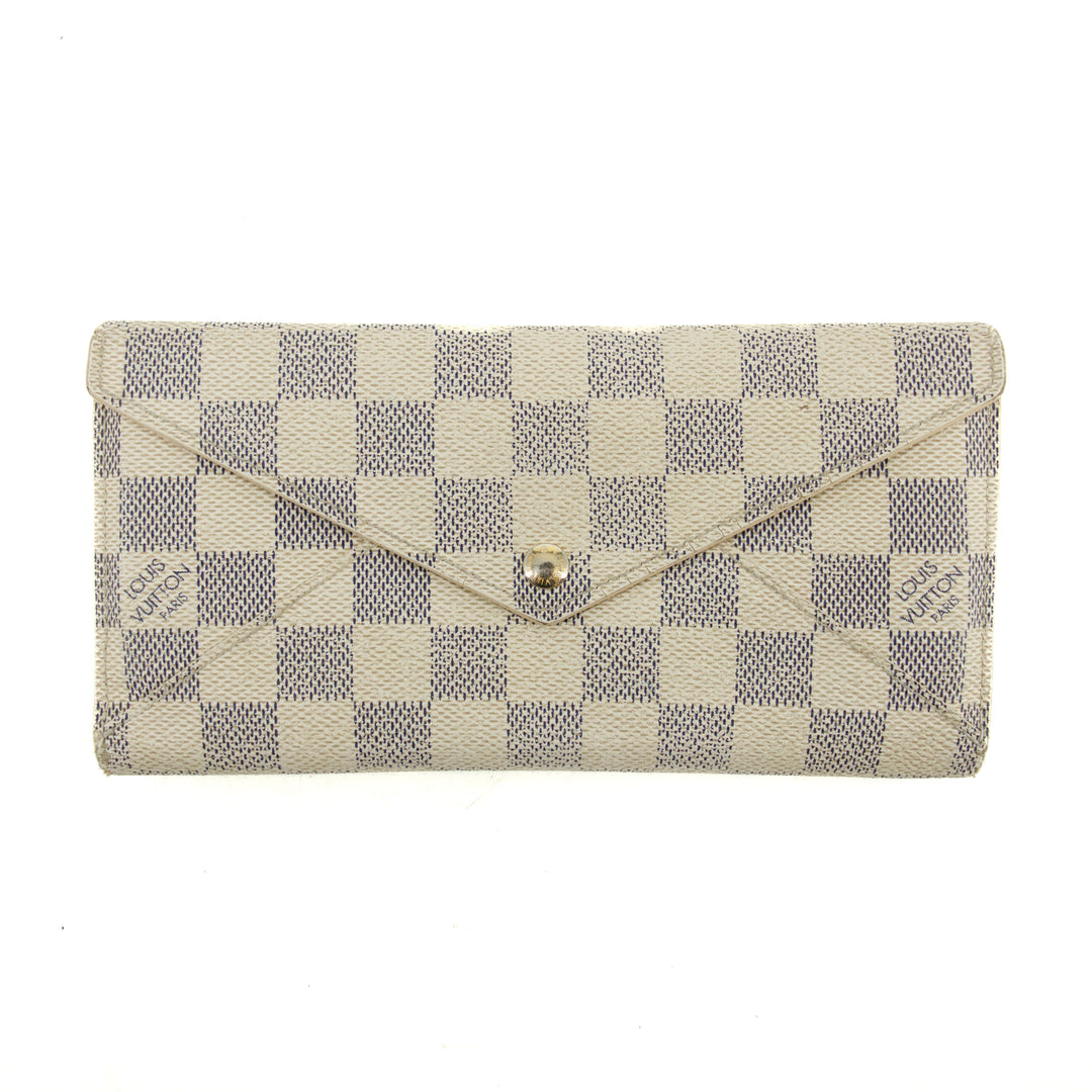 Louis Vuitton Damier Azur Origami Long Wallet #3813
