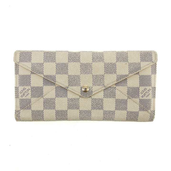 Louis Vuitton Damier Azur Origami Long Wallet #3813