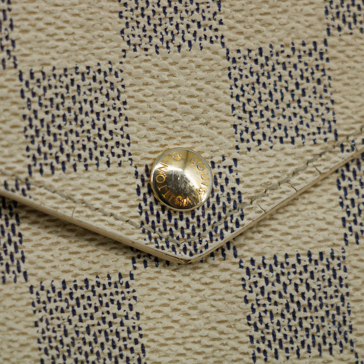 Louis Vuitton Damier Azur Origami Long Wallet #3813