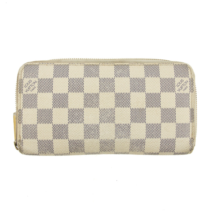 Louis Vuitton Damier Azur Zippy Long Wallet #3814