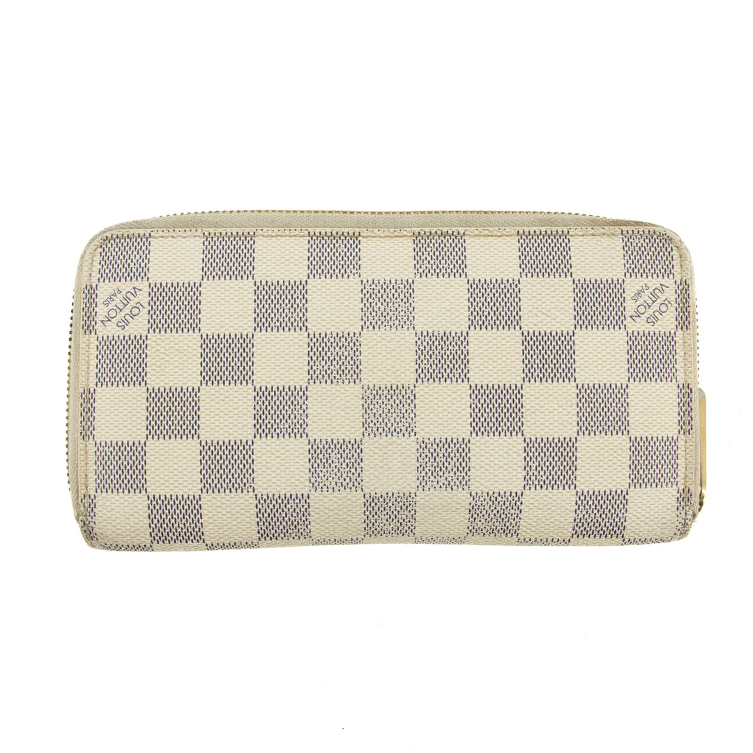 Louis Vuitton Damier Azur Zippy Long Wallet #3814
