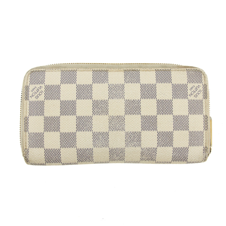 Louis Vuitton Damier Azur Zippy Long Wallet #3814