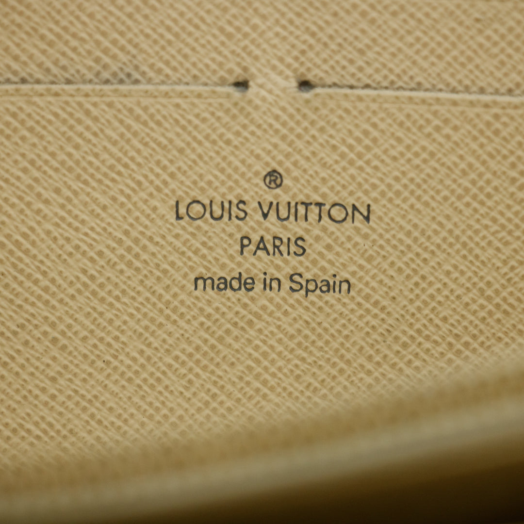 Louis Vuitton Damier Azur Zippy Long Wallet #3814