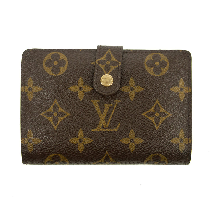 Louis Vuitton Monogram Canvas Kisslock Wallet #3826