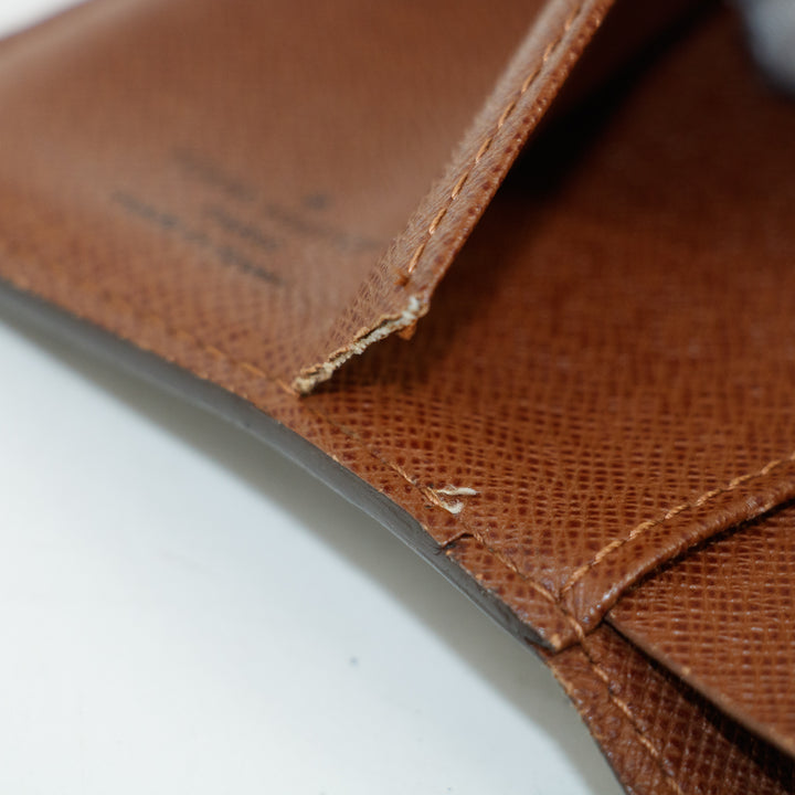 Louis Vuitton Monogram Canvas Kisslock Wallet #3826