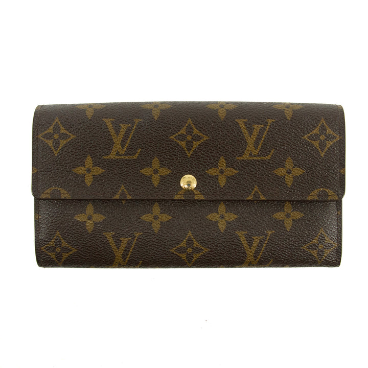 Louis Vuitton Monogram Canvas Sarah Long Wallet #3828