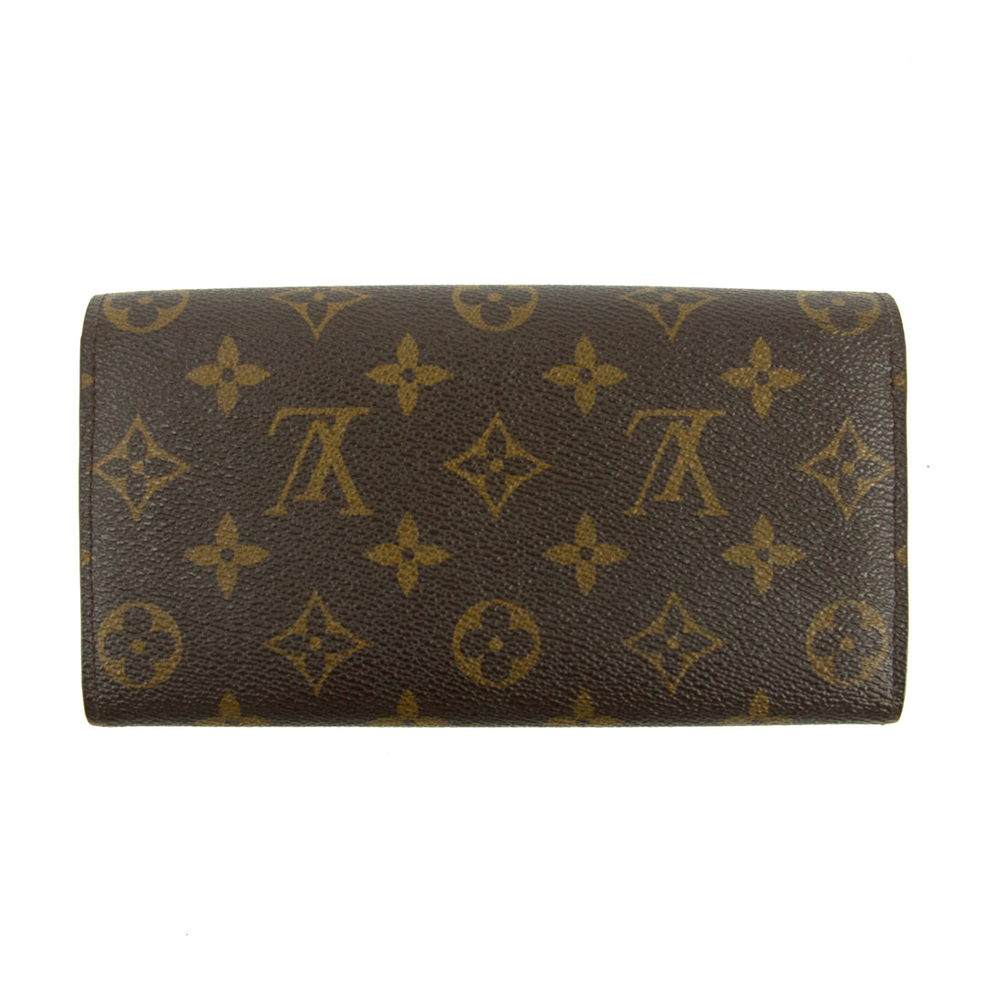 Louis Vuitton Monogram Canvas Sarah Long Wallet #3828