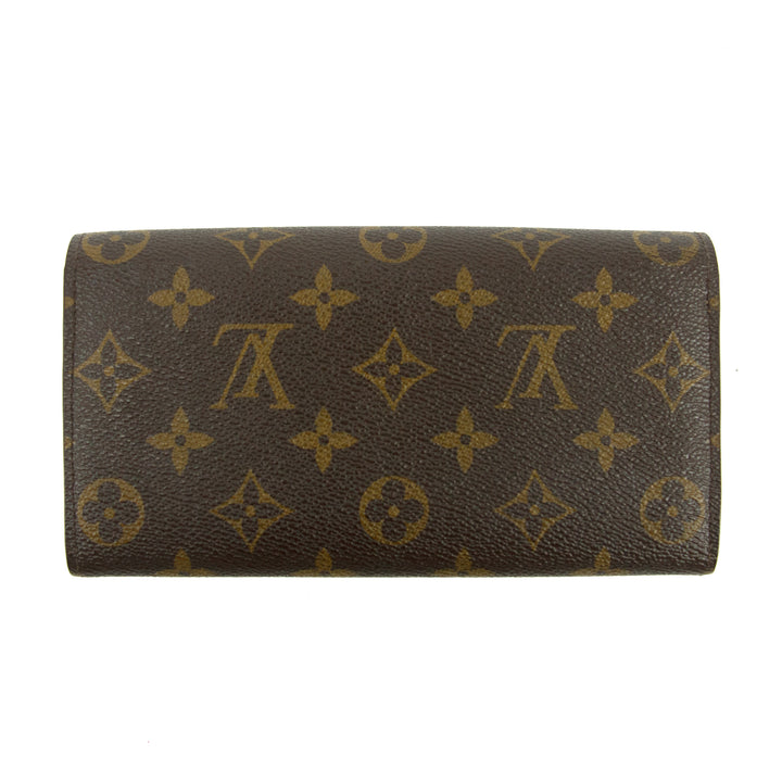 Louis Vuitton Monogram Canvas Sarah Long Wallet #3828