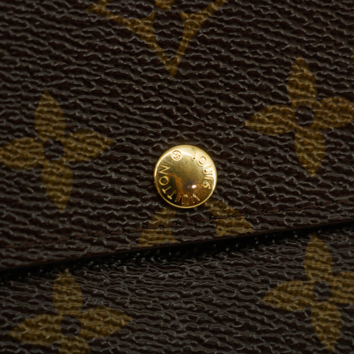 Louis Vuitton Monogram Canvas Sarah Long Wallet #3828