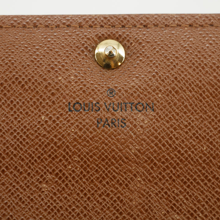 Louis Vuitton Monogram Canvas Sarah Long Wallet #3828