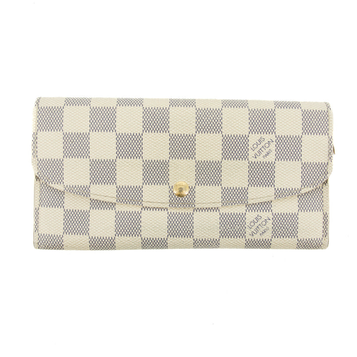 Louis Vuitton Damier Azur Emilie Long Wallet #3830