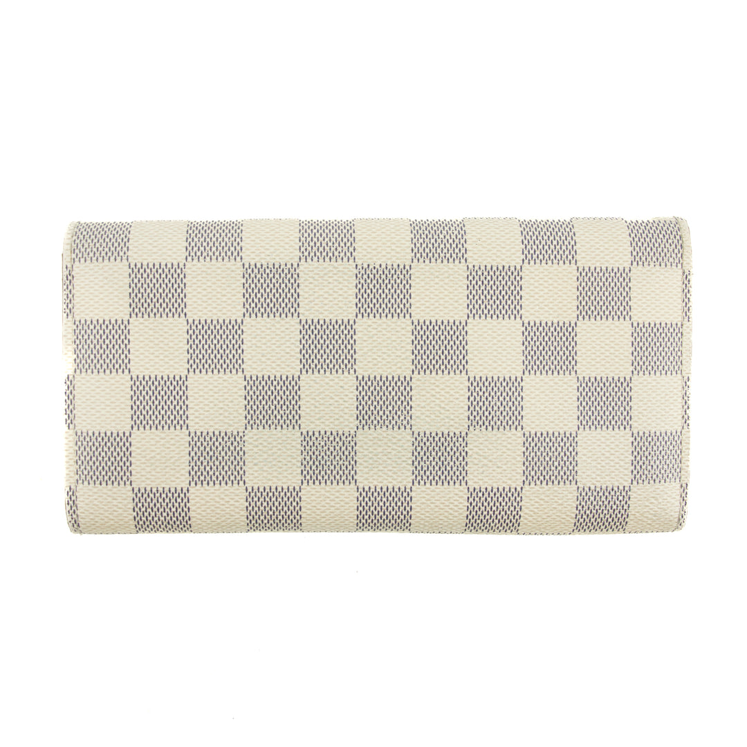 Louis Vuitton Damier Azur Emilie Long Wallet #3830