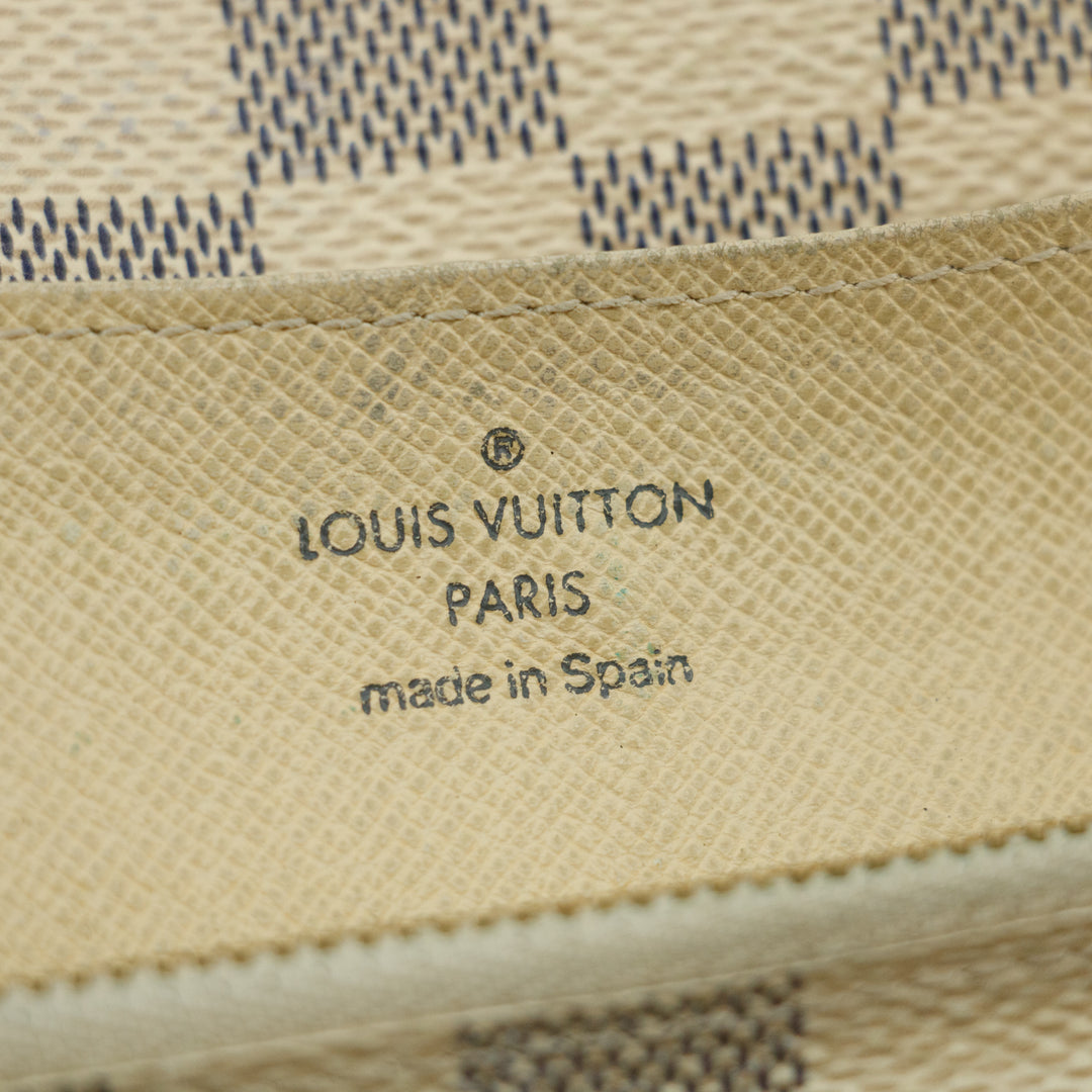 Louis Vuitton Damier Azur Emilie Long Wallet #3830
