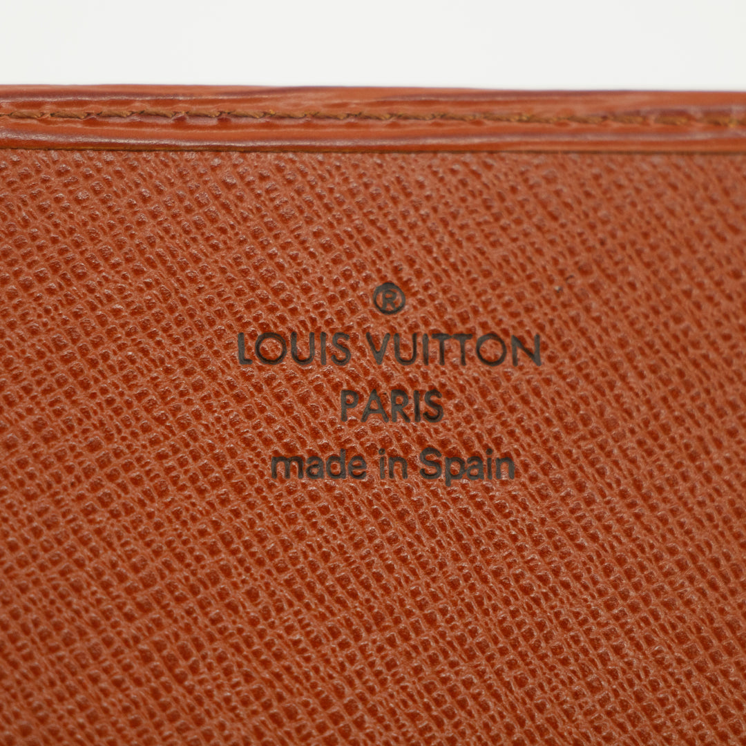 Lous Vuitton Brown Epi Leather Long Wallet #3833
