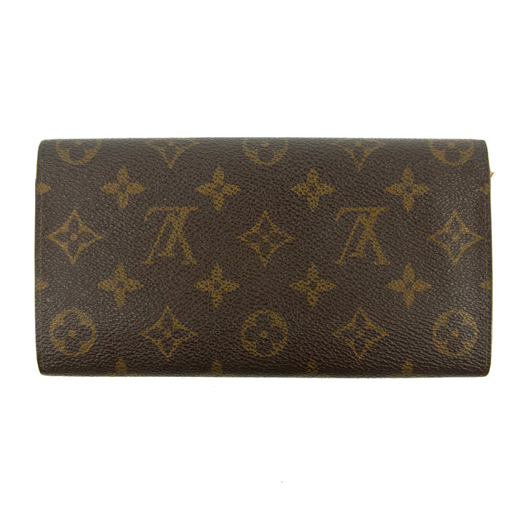 Louis Vuitton Monogram Canvas Sarah Long Wallet #3834