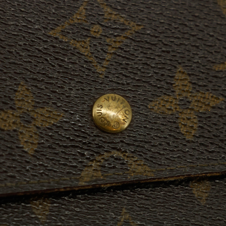 Louis Vuitton Monogram Canvas Sarah Long Wallet #3834