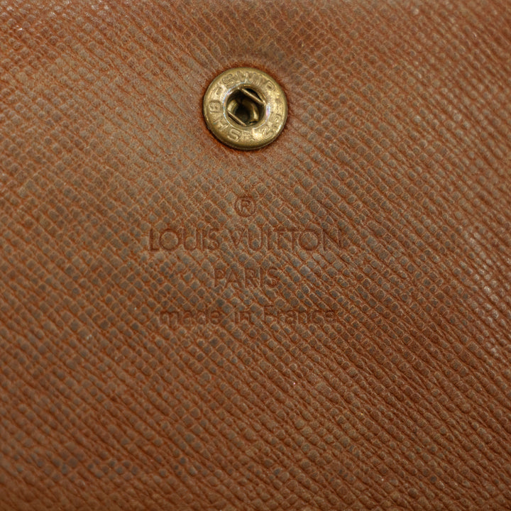 Louis Vuitton Monogram Canvas Sarah Long Wallet #3834