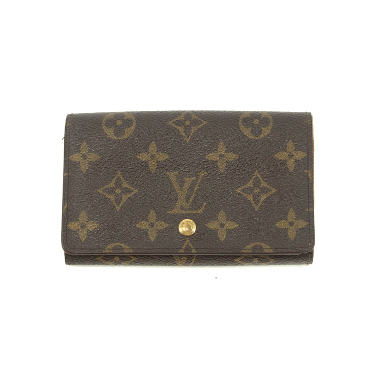Louis Vuitton Monogram Canvas Porte Tresor Bifold Wallet #3858