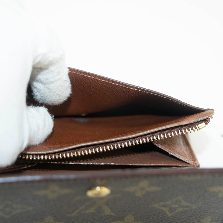 Louis Vuitton Monogram Canvas Porte Tresor Bifold Wallet #3858
