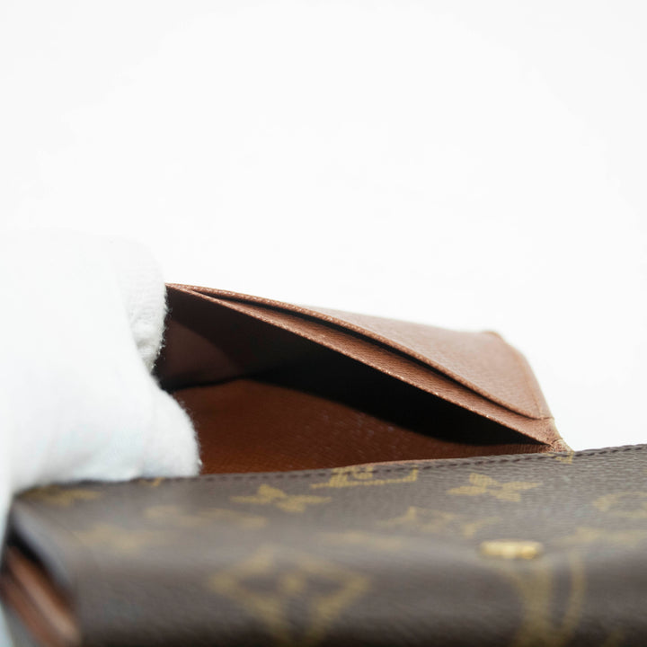 Louis Vuitton Monogram Canvas Porte Tresor Bifold Wallet #3858