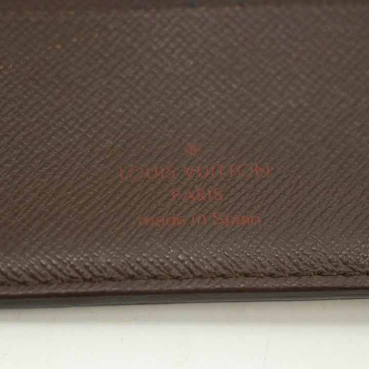 Louis Vuitton Damier Ebene Bifold Wallet #3859