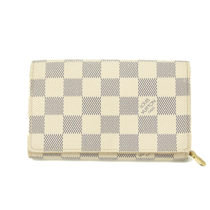 Louis Vuitton Damier Azur Porte Tresor Wallet  #3864