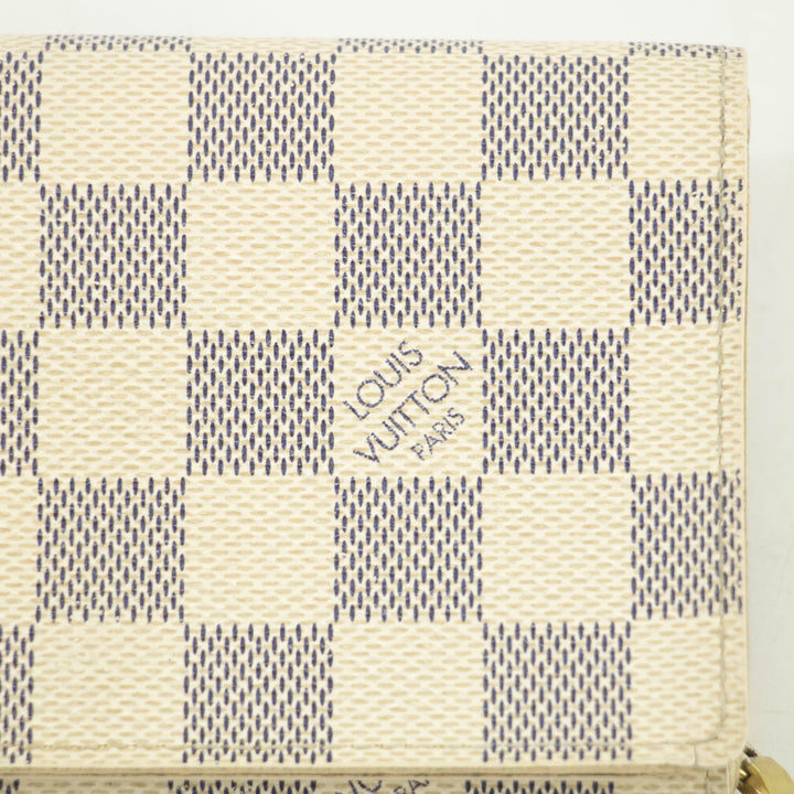 Louis Vuitton Damier Azur Porte Tresor Wallet  #3864