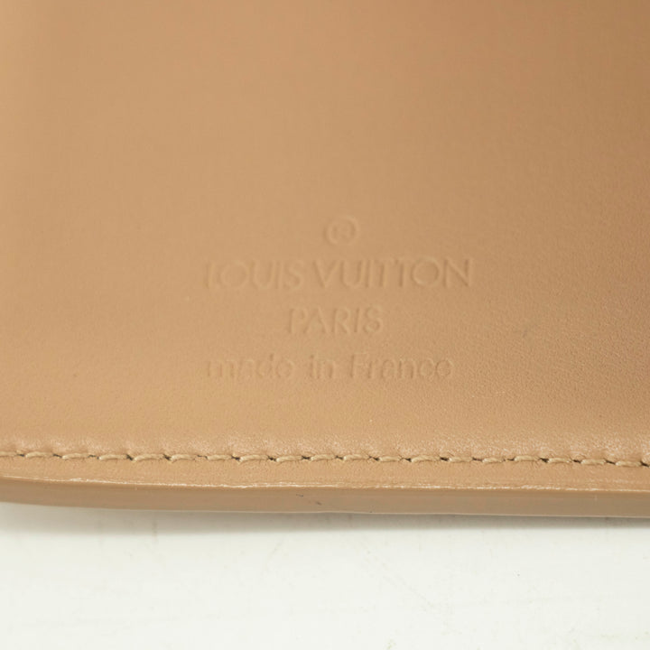 Louis Vuitton Beige Vernis Kisslock Wallet #3867