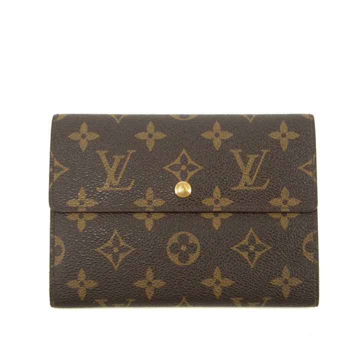 Louis Vuitton Monogram Brown Trifold Alexandra Wallet #3914