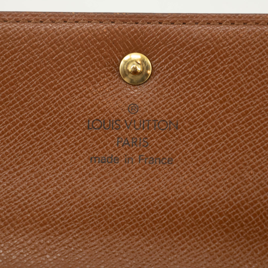 Louis Vuitton Monogram Brown Trifold Alexandra Wallet #3914
