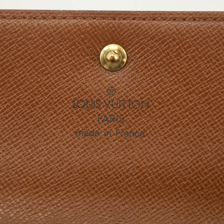 Louis Vuitton Monogram Brown Trifold Alexandra Wallet #3914