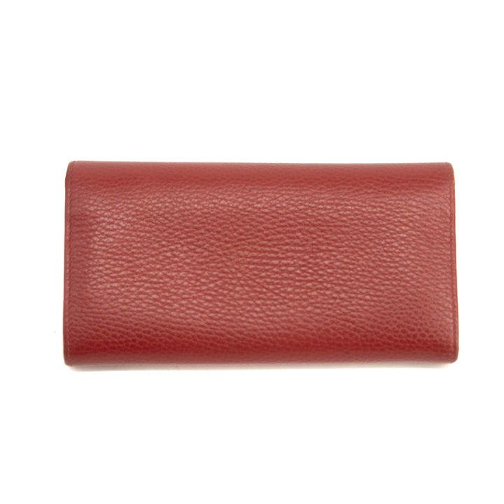 Gucci GG Red Marmont Bi-fold Long Wallet #3916