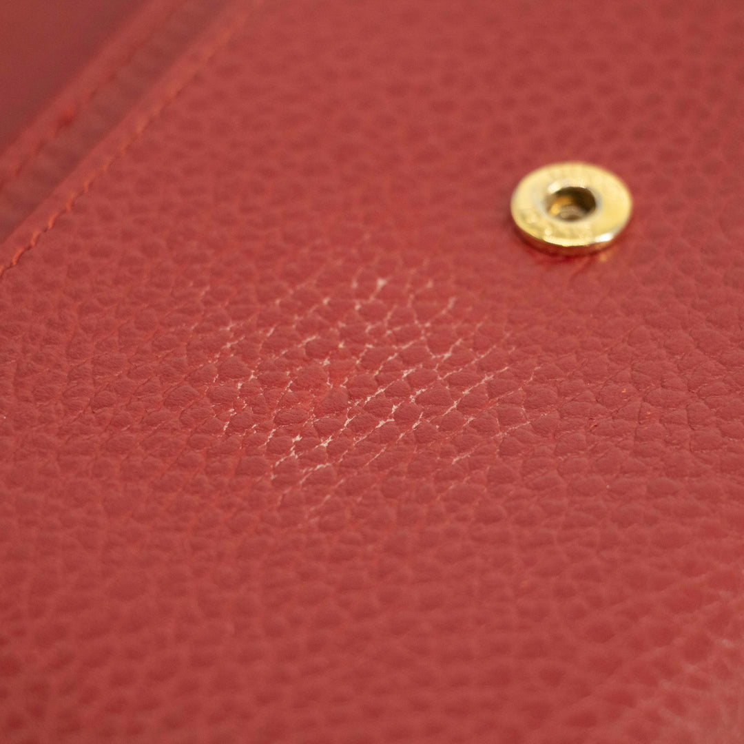 Gucci GG Red Marmont Bi-fold Long Wallet #3916