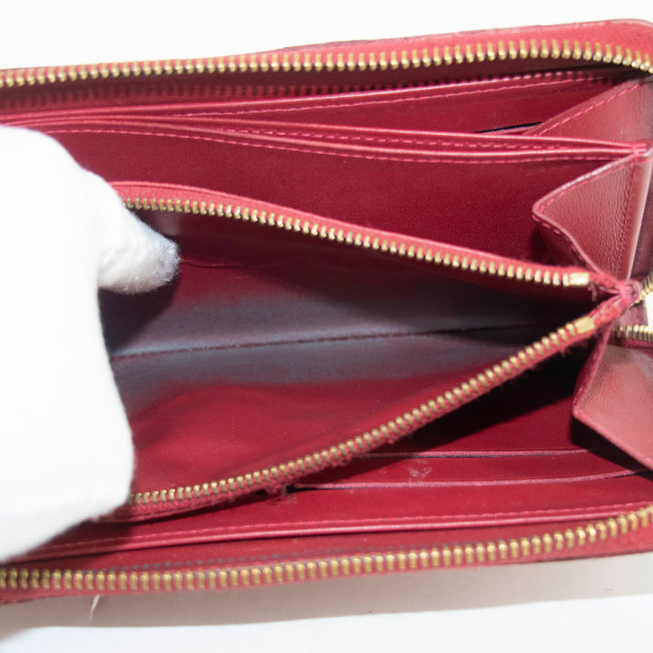 Louis Vuitton Rayures Vernis Zippy Long Wallet #3927