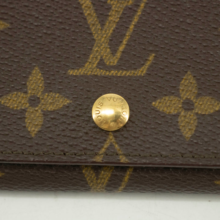 Louis Vuitton Monogram Canvas Porte Tresor Wallet #3928