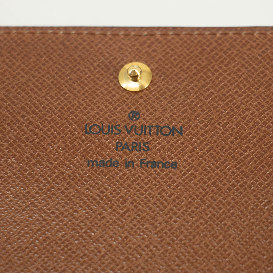 Louis Vuitton Monogram Canvas Porte Tresor Wallet #3928